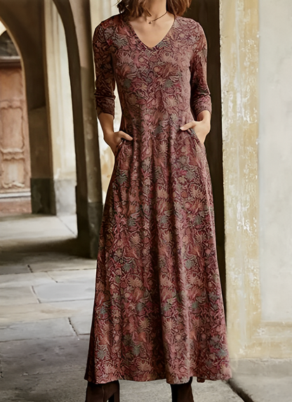 Sophie - Abito vintage a maniche lunghe per donne